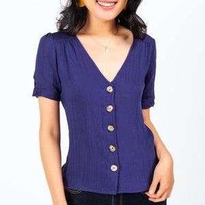 NWT Button Down Blouse - Francesca’s